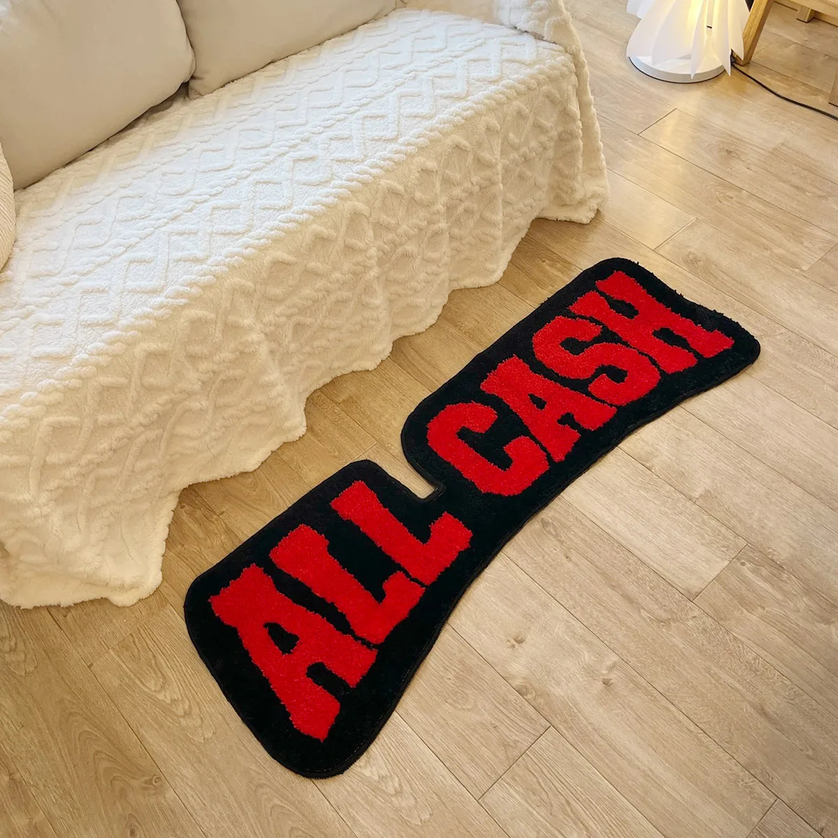 "ALL CASH" Rug
