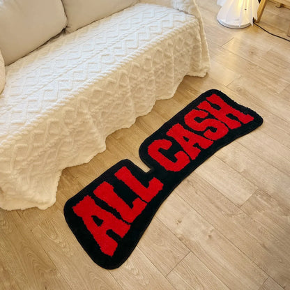 "ALL CASH" Rug