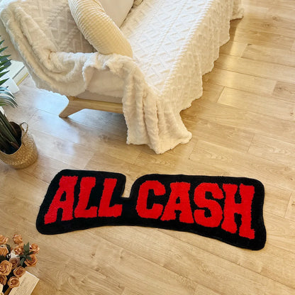 "ALL CASH" Rug