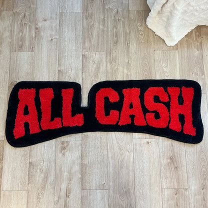"ALL CASH" Rug